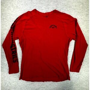 GASP Throwback Long Sleeve Shirt Men 3XL Red Graphic Iron Camp Classic Authentic